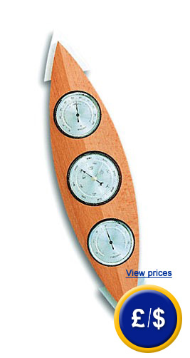 Analog Weather Station Domatic Beech