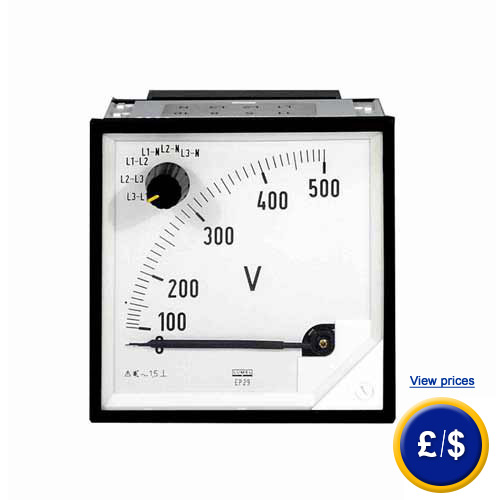 Analog Voltmeter Panel Meter, Voltage Measurement Tools