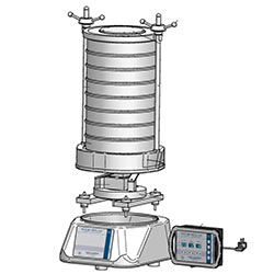 Analysis sieve machine EML 315 dry sieving