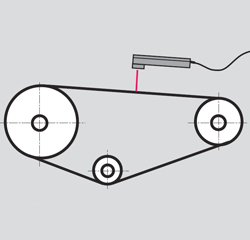 Belt Tension Device Trummeter position