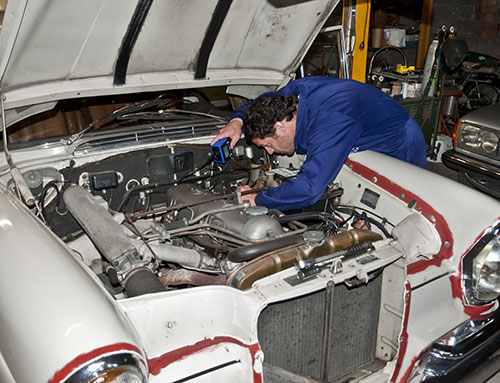 using a borescope on old timer