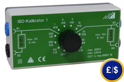 Calibrator for resistance ISO-Kalibrator 1