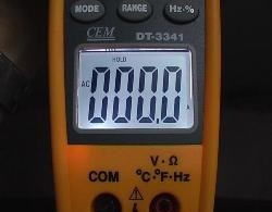 Use of the  PCE-DC4 Clamp meter.