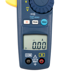 The display of Clamp Meter PCE-DC 41