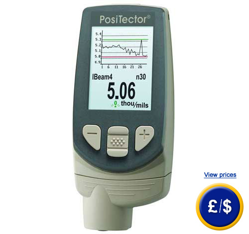 The Coating Thickness Gauge PT-FN-3 for measuring layer thickness.