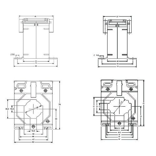 Current Transformer Plug PCE-LCTB62 series