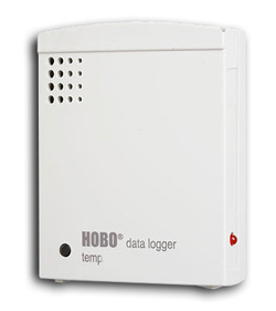 The Data Logger Hobo U-12-001 for measuring temperature.