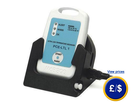 PCE-LTL 1 data logger for low temperatures with water resistant case.