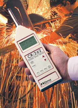 Uses of the decibel meter CR 262.