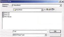 Naming of a data file of our Differential Pressure Gauge.