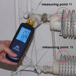 PCE Instruments Thermometer Internal External Sensor PCE-HT 112