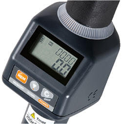Digital torque screwdriver STC2-G display at initiation