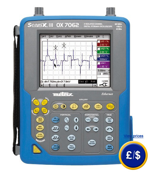 The DSO Oscilloscope Scopix OX7062