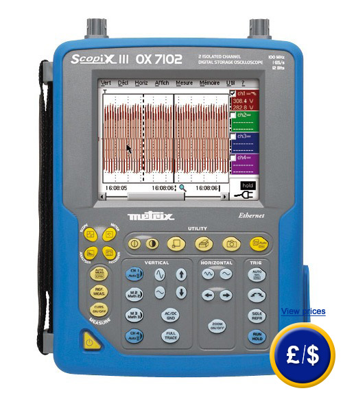 The DSO Oscilloscope Scopix OX7102