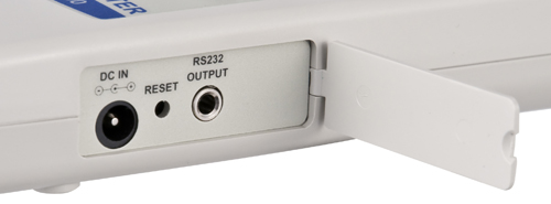 Electromagnetic Field Tester PCE-MFM 3000 connections for the optional software and the net component.