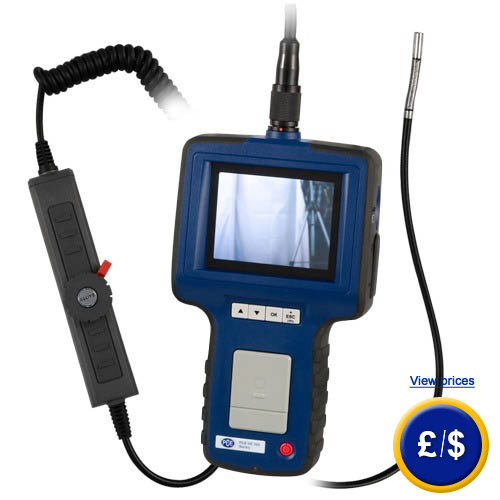 Endoscope with addressable head for the industry, workshops and development.