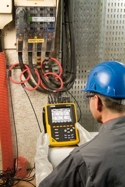 Using the energy and power meter C.A 8335 Qualistar +