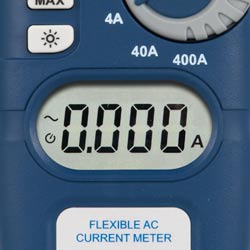 Display of the Flexible Clamp Meter PCE-CM 4