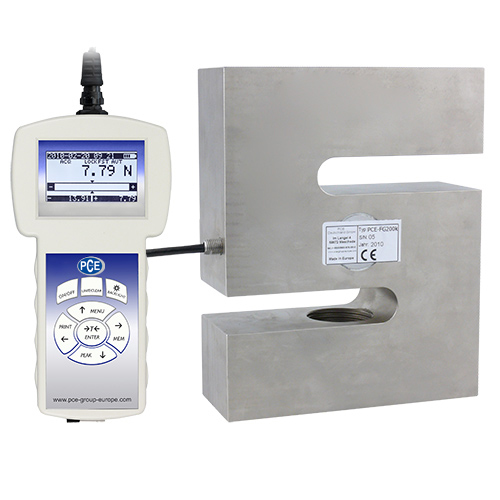 The PCE-FG 200K force gauge is delivered in two carrying cases.