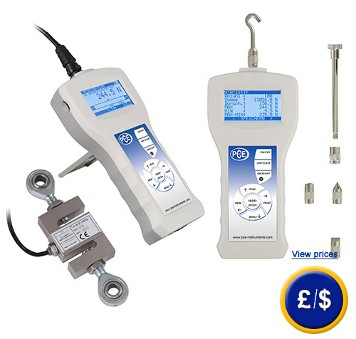 Force Meter for tensile and compressive force PCE-FB series