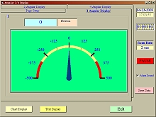 PCE-FM50 or PCE-FM200 force meter: analogue representation