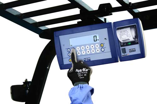 Forklift Scale PCE-LTF P monitor