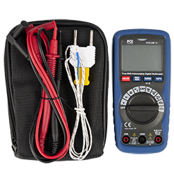 The Function Compact Multimeter PCE-DM 14 and equipment