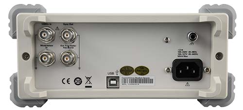 function generator PCE-SDG10xx series from the backside
