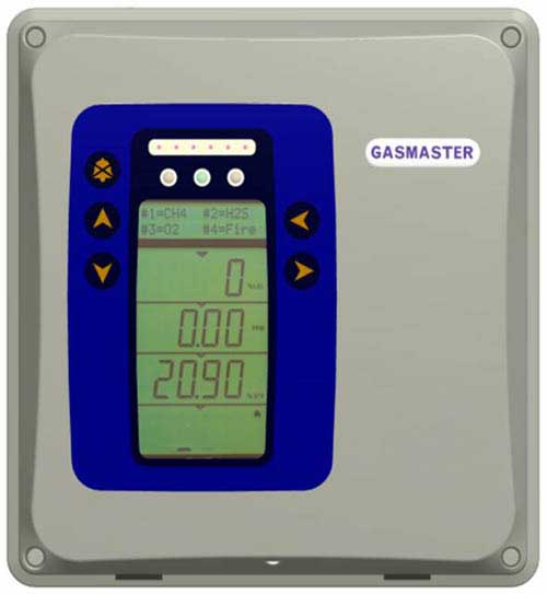 Gas Warning Station Gasmaster with Sensors of X/TXGard-Series