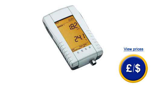 The Handheld Bluetooth Anemometer A1-SDI for measuring humidity and flow velocity.