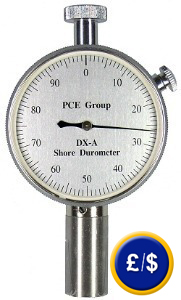 PCE-DX-A hardness tester for testing the hardness of soft rubber and elastic.