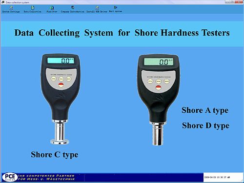 PCE-HT 150 (Shore A, C o D) Hardness tester: to measure values in the quality control process.