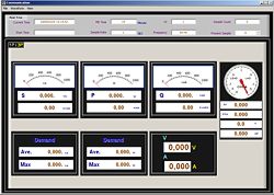 The software also shows data as columns or figures.