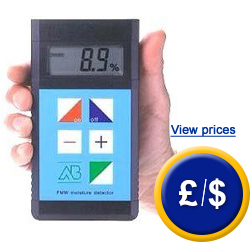 Humidity detector FMW-T to measure moisture content without causing any damages on the material.
