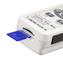 PCE-313A humidity tester with SD memory card animacion
