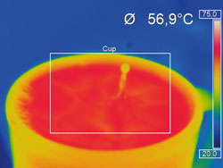 Thermal camera PCE-PI160: application