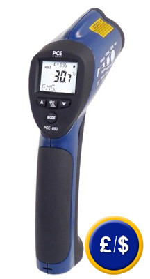 The PCE-890 infrared thermometer