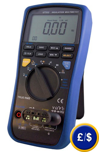 PCE-UT 532 insulation tester / multimeter in one device.