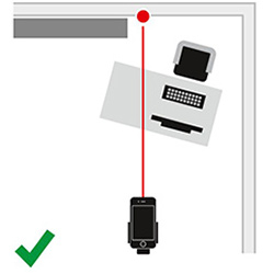 iPhone laser telemeter principle 1