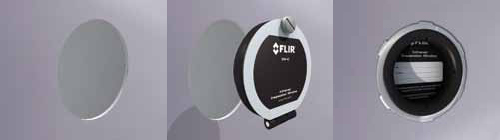 Assembly- and application example of the IR inspection window FLIR IRW-Series