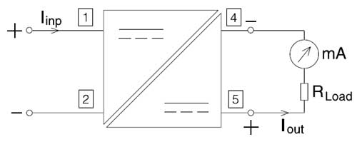 Scheme for the connection of the Isolating Transformer