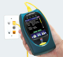 LAN cable tester LanExpert: simple handling