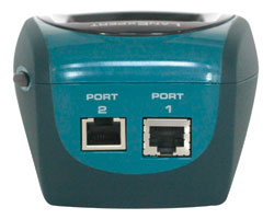 LAN cable tester LanExpert: network ports