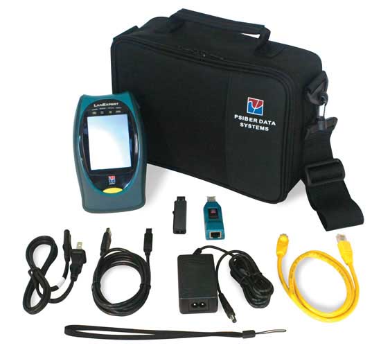 LAN cable tester LanExpert: delivery content