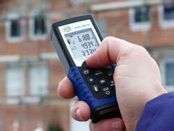 PCE-LDM 50 laser distance meter: Large LCD display