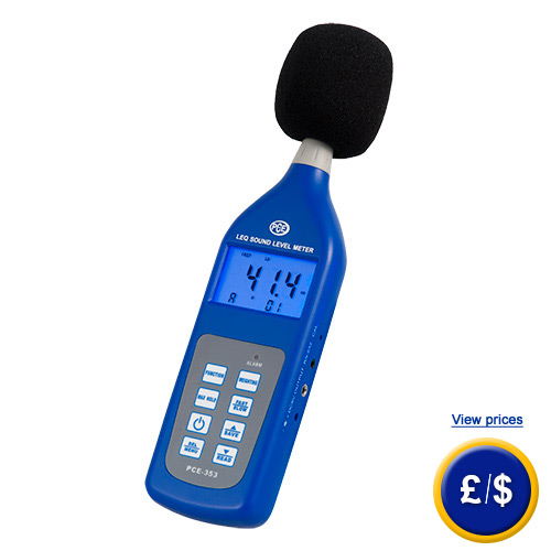 PCE-353 sound level indicator with Leq function