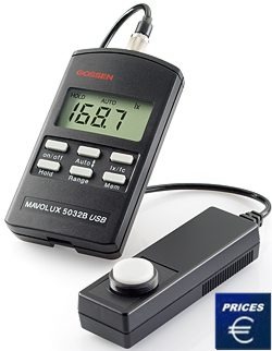 Mavolux 5032C/B luminance meter to measure light intensity in two versions.