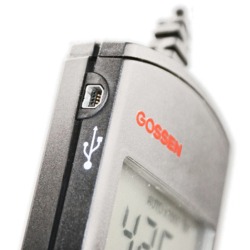 With the Mavolux 5032C/B luminance meter data can be transferred to a PC through the USB port.
