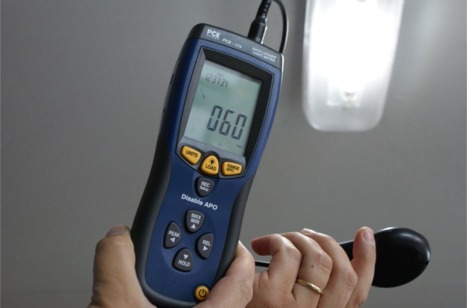 The Lux Meter can be used in the industrial sector.