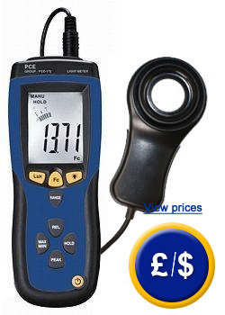 PCE-174 Lux Meter with data logger